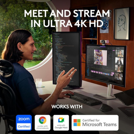 Webcam Logitech MX Brio 4K Ultra HD – Streaming & Collaboration