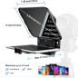 Desview T3 Téléprompteur avec télécommande, compatible iPad/tablette/smartphone jusqu'à 11, miroir 8 large angle Desview T3 Téléprompteur avec télécommande, compatible iPad/tablette/smartphone jusqu'à 11, miroir 8 large angle