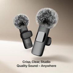 Mini Mic Pro - Wireless Lavalier Mic for iPhone, Android & USB-C Recording