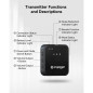 Microphone Sans Fil 3-en-1 PQRQP pour iPhone/Android/Appareil Photo, 328ft Portée, 18H Autonomie Microphone Sans Fil 3-en-1 PQRQP pour iPhone/Android/Appareil Photo, 328ft Portée, 18H Autonomie