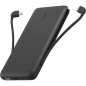 Belkin 10,000mAh Portable Charger Power Bank with USB-C & Lightning Cables, 23W, Dual Device Charging