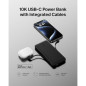 Chargeur Portable Belkin 10,000mAh 23W avec Câbles USB-C & Lightning Intégrés, Charge Double Pass-Through Chargeur Portable Belkin 10,000mAh 23W avec Câbles USB-C & Lightning Intégrés, Charge Double Pass-Through