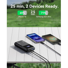 Chargeur Portable INIU 25000mAh 100W USB-C Rapide Multi-Ports
