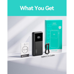 Chargeur Portable INIU 25000mAh 100W USB-C Rapide Multi-Ports