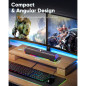 LENRUE G11 Haut-Parleurs PC avec Touch Lights, Son Clair, USB C/USB pour Ordinateur Bureau & Portable LENRUE G11 Haut-Parleurs PC avec Touch Lights, Son Clair, USB C/USB pour Ordinateur Bureau & Portable