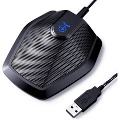 TONOR G11 Conference USB Microphone, Omnidirectional Condenser Mic for Video Calls, Recording, Plug & Play
