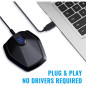 TONOR G11 Conference USB Microphone, Omnidirectional Condenser Mic for Video Calls, Recording, Plug & Play