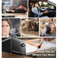 Générateur Ozone 48,000mg Purificateur Air Puissant 4000ft²