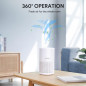 FULMINARE H13 True HEPA Air Purifier for Bedroom - Quiet, Portable with Night Light for Home & Office FULMINARE H13 True HEPA Air Purifier for Bedroom - Quiet, Portable with Night Light for Home & Office
