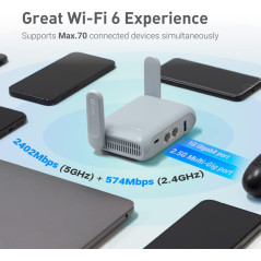 GL.iNet GL-MT3000 Beryl AX : Routeur Wi-Fi 6 Portable VPN