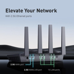 GL.iNet GL-MT6000 Flint 2 : Routeur WiFi 6 Haute Vitesse
