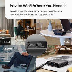 Routeur Travel Wi-Fi 6 TP-Link TL-WR1502X Ultra-Portable USB-C