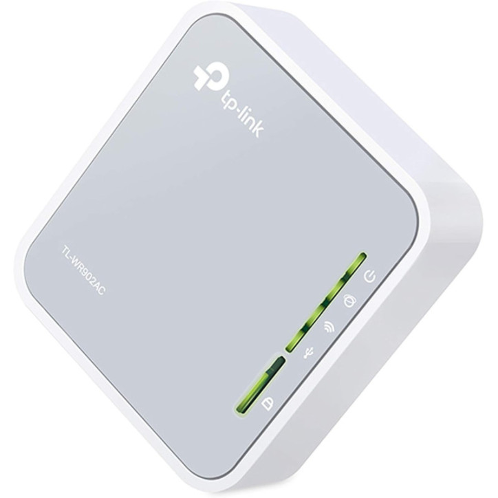 TP-Link AC750 Portable Nano Travel Router TL-WR902AC - Dual Band, Multiple Modes, USB 2.0 Port TP-Link AC750 Portable Nano Travel Router TL-WR902AC - Dual Band, Multiple Modes, USB 2.0 Port