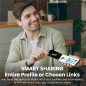 Carte de Visite Digitale NFC & QR, Partage Illimité, Sans Abonnement, Compatible iPhone & Android (Noir) Carte de Visite Digitale NFC & QR, Partage Illimité, Sans Abonnement, Compatible iPhone & Android (Noir)