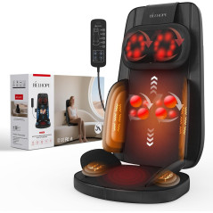 Shiatsu Massage Dos et Cou avec Chaleur 4D – Soulagement Douleur