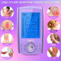 Belfiu Stimulateur Musculaire TENS & PMS 24 Modes, Soulagement Douleur, 10 Électrodes, Sac Range-Poussière Belfiu Stimulateur Musculaire TENS & PMS 24 Modes, Soulagement Douleur, 10 Électrodes, Sac Range-Poussière