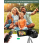 Caméra Vidéo 4K 64MP Vlogging écran tactile 3 Zoom 18X Vision Nuit + Micro Externe, Stabilisateur, Carte 32G & 2 Batteries Caméra Vidéo 4K 64MP Vlogging écran tactile 3 Zoom 18X Vision Nuit + Micro Externe, Stabilisateur, Carte 32G & 2 Batteries