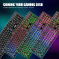 RedThunder K10 Combo Clavier Souris Sans Fil Gaming LED Rechargeable 3800mAh Anti-Ghost Noir RedThunder K10 Combo Clavier Souris Sans Fil Gaming LED Rechargeable 3800mAh Anti-Ghost Noir