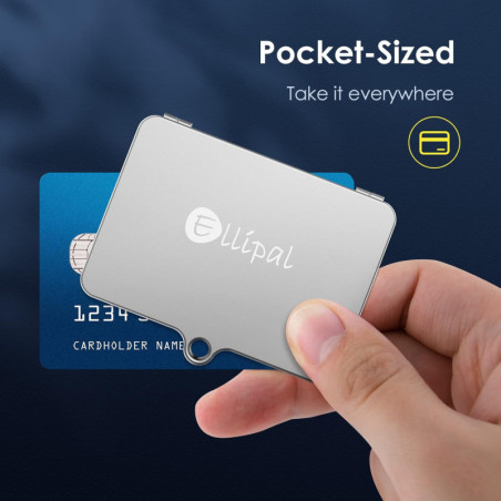 ELLIPAL Coffret Securisé 24 Mots en Acier Inoxydable 316