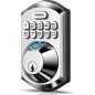 TEEHO TE002 Serrure de Porte à Empreinte Digitale - Sans Clé, Clavier Électronique, Verrou Intelligent Satin Nickel TEEHO TE002 Serrure de Porte à Empreinte Digitale - Sans Clé, Clavier Électronique, Verrou Intelligent Satin Nickel
