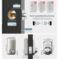 TEEHO TE002 Fingerprint Keyless Electronic Deadbolt Door Lock – Smart Auto Lock, Satin Nickel, Easy Install TEEHO TE002 Fingerprint Keyless Electronic Deadbolt Door Lock – Smart Auto Lock, Satin Nickel, Easy Install