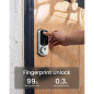 DESLOC B200 Smart Door Lock - Keyless, Fingerprint, Touchscreen, App Control, BHMA Grade 3, 12-Month Battery DESLOC B200 Smart Door Lock - Keyless, Fingerprint, Touchscreen, App Control, BHMA Grade 3, 12-Month Battery