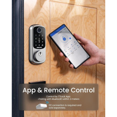 Serrure Intelligente DESLOC B200 - Empreinte & App, Sans Clé