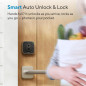 ULTRALOQ Bolt Serrure Intelligente WiFi Empreinte Digitale, Compatible Apple Home, Siri, Alexa, 8-en-1, App, Clavier, Batterie 1