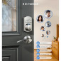 Veise Fingerprint Door Lock, Keyless Entry, Auto Lock, Biometric Keypad Deadbolt, Satin Nickel Veise Fingerprint Door Lock, Keyless Entry, Auto Lock, Biometric Keypad Deadbolt, Satin Nickel