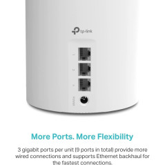 TP-Link Deco X55 AX3000 WiFi 6 Mesh - Couverture 6500 ft²