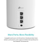 TP-Link Deco X55 AX3000 WiFi 6 Mesh System 3 Pack - Couvre 6500 pi², 3 Ports Gigabit, Backhaul Ethernet TP-Link Deco X55 AX3000 WiFi 6 Mesh System 3 Pack - Couvre 6500 pi², 3 Ports Gigabit, Backhaul Ethernet