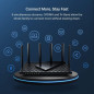 Routeur TP-Link Archer AXE75 WiFi 6E Tri-Bande 5400 Mbps, 6GHz, OneMesh, VPN, WPA3, CPU Quad-Core Routeur TP-Link Archer AXE75 WiFi 6E Tri-Bande 5400 Mbps, 6GHz, OneMesh, VPN, WPA3, CPU Quad-Core