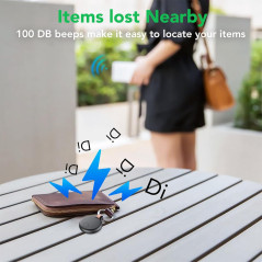 Air Tracker Tags 4-Pack: Smart Bluetooth Finder for Apple Find My App