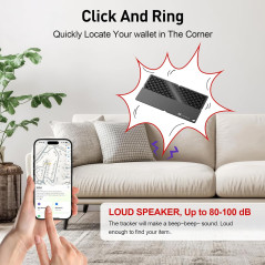 Tracker Bluetooth Apple MFi 2025 – Localisateur GPS iOS, 10 ans batterie