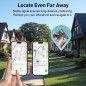 2025 Traceur Bluetooth Certifié Apple MFi pour iOS – Localisateur Clés, Portefeuille, GPS, Batterie 5-10 ans