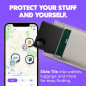 Tile by Life360 Slim Bluetooth Tracker & Wallet Finder for Luggage, Passports - Phone Finder, 1-Pack Black