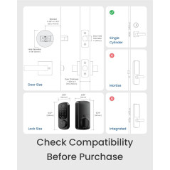 DESLOC B200 : Serrure Intelligente Fingerprint Sans Clé
