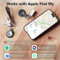 2025 Air Tracker Tags Apple MFi Certifié (iOS) – Pack de 4, Localisateur Bluetooth, Batterie Remplaçable 2025 Air Tracker Tags Apple MFi Certifié (iOS) – Pack de 4, Localisateur Bluetooth, Batterie Remplaçable