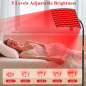 Thérapie par lumière rouge 660nm & 850nm - grand panneau LED infrarouge pour corps et visage, cadeau idéal femme Thérapie par lumière rouge 660nm & 850nm - grand panneau LED infrarouge pour corps et visage, cadeau idéal femme