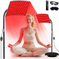 Thérapie par lumière rouge 660nm & 850nm - grand panneau LED infrarouge pour corps et visage, cadeau idéal femme Thérapie par lumière rouge 660nm & 850nm - grand panneau LED infrarouge pour corps et visage, cadeau idéal femme