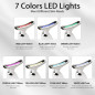 7-Color LED Red & Blue Light Therapy Wand for Face & Neck Skin Care - White 7-Color LED Red & Blue Light Therapy Wand for Face & Neck Skin Care - White