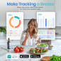 Balance de Cuisine Intelligente Etekcity, Calculateur Nutritionnel, Application Gratuite, Acier Inoxydable, 11lb