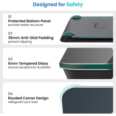 Pèse-personne Digital Etekcity 400 lbs, Précis et Lumineux
