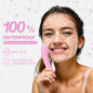 Brosse Nettoyante Visage PRITECH Rechargeable Silicone avec Massage Chauffant Vibrant Étanche Rose Brosse Nettoyante Visage PRITECH Rechargeable Silicone avec Massage Chauffant Vibrant Étanche Rose
