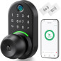 Yamiry Keypad Smart Door Lock with Knob – Fingerprint, Passcode, Keyless Entry & Easy Installation