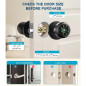 Fingerprint Smart Door Knob Lock with Keypad, Biometric & App Control, Auto Lock, Keyless - Matte Black Fingerprint Smart Door Knob Lock with Keypad, Biometric & App Control, Auto Lock, Keyless - Matte Black