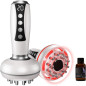 4-in-1 Lymphatic Drainage Massager with Light, Heat & Vibration - Reduces Cellulite & Stretch Marks, Includes Moxa Pads 4-in-1 Lymphatic Drainage Massager with Light, Heat & Vibration - Reduces Cellulite & Stretch Marks, Includes Moxa Pads