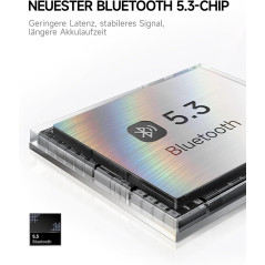 Casque Bluetooth Picun B8, 120H, 3 Modes EQ, Sans Fil Noir
