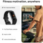 Fitbit Charge 6 Tracker Fitness avec Apps Google, GPS, Fréquence Cardiaque, 6 Mois Premium, Noir Obsidienne Fitbit Charge 6 Tracker Fitness avec Apps Google, GPS, Fréquence Cardiaque, 6 Mois Premium, Noir Obsidienne