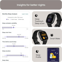 Fitbit Versa 4 Smartwatch – GPS, Heart Rate, Sleep & 40+ Exercises
